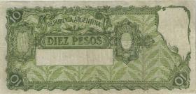 Argentinien / Argentina P.245 10 Pesos L.1897 (1908-35) (3) 
