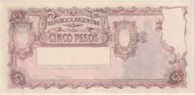Argentinien / Argentina P.258 5 Pesos 1947 (2+) 