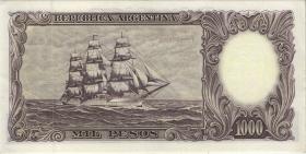 Argentinien / Argentina P.279b 1.000 Peso (1966-69) (2) U.3 