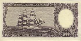 Argentinien / Argentina P.279b 1.000 Peso (1966-69) (2) U.2 