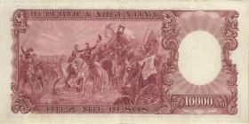 Argentinien / Argentina P.281d 10.000 Pesos (1961-69) (3+) 