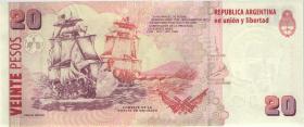 Argentinien / Argentina P.355c 20 Pesos (2013) Serie G (1) 
