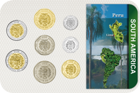 Kursmünzensatz Peru 