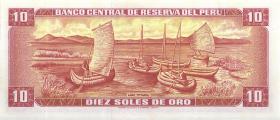 Peru P.106 10 Soles de Oro 1975 (1) 