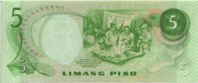 Philippinen / Philippines P.148a 5 Piso (1970) (1) 