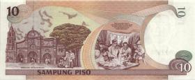 Philippinen / Philippines P.187b 10 Piso 1998 (1) 