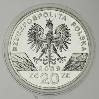Polen / Poland 20 Zloty 2009 Eidechsen 