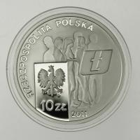 Polen / Poland 10 Zloty 2011 30 Jahre unabhängige Studentenvereinigung NZS 