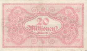 PS1270 Reichsbahn Karlsruhe 20 Millionen Mark 1923 (3) 