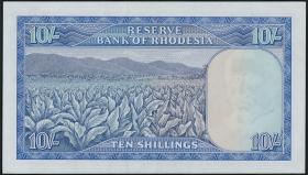 Rhodesien / Rhodesia P.27b 10 Shillings 1968 (1) 