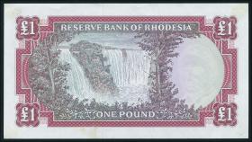 Rhodesien / Rhodesia P.28d 1 Pound 1968 (1) 