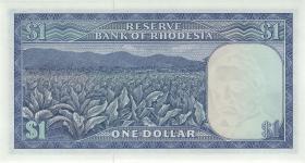 Rhodesien / Rhodesia P.34a 1 Dollar 1.3.1976 (1) 