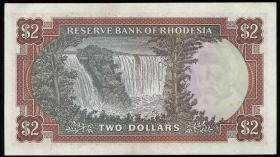Rhodesien / Rhodesia P.35d 2 Dollars 10.4.1979 (1) 