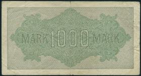 R.075k: 1000 Mark 1922 Nr.000500 (3-) 