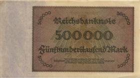 R.087e 500.000 Mark 1923 (2) 