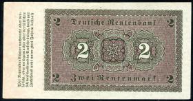 R.155: 2 Rentenmark 1923 (1) Serie C 