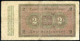 R.155: 2 Rentenmark 1923 D  (4) 