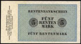 R.156b 5 Rentenmark 1923 (1) 