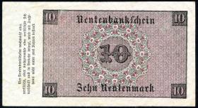 R.157 10 Rentenmark 1923 (3+) 