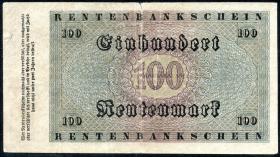 R.159: 100 Rentenmark 1923 (3-) 