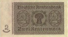 R.167a: 2 Rentenmark 1937 7-stellig (2) 