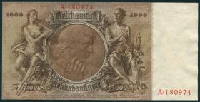 R.177: 1000 Reichsmark 1936 Schinkel (1/1-) 