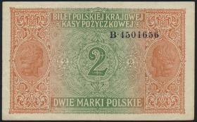 R.451b: Besetzung Polen 2 Marki 1917 B (2) 