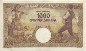 R.610a: Serbien 1000 Dinara 1942 (2) 