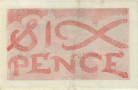 R.656d: Jersey 6 Pence (1941/42) 5-stellig (2+) 