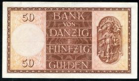 R.844b: Danzig 20 Gulden 1937 K/A (2) 