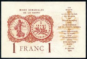 R.866: Saar 1 Franc 1930 (1) 