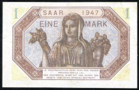 R.867: Saarland 1 Mark 1947 (2) 