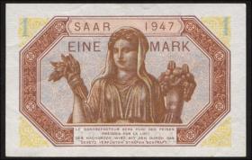 R.867: Saarland 1 Mark 1947 (3+) 