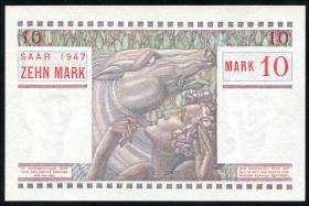 R.870: Saarland 10 Mark 1947 (1) 