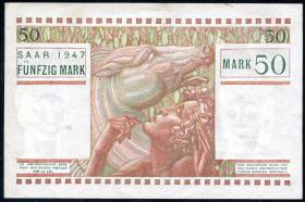 R.871: Saarland 50 Mark 1947 (2) 003840165 
