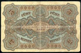 R.900: Deutsch-Ostafrika 5 Rupien 1905 (3-) No.52917 