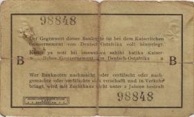 R.916a: Deutsch-Ostafrika 1 Rupie 1915 B (4) 