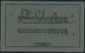 R.921h: Deutsch-Ostafrika 5 Rupien 1915 F (2+) "Seidenschwarz" 