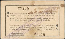 R.929g: Deutsch-Ostafrika 1 Rupie 1916 N3 (1-) 