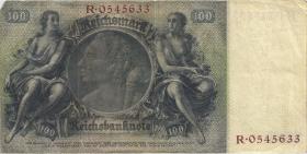 R.176F: 100 Reichsmark 1935 braune KN (3) 