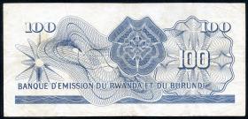 Ruanda / Rwanda Burundi P.05 100 Francs 1960 (3) 