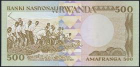 Ruanda / Rwanda P.16 500 Francs 1981 (1) 
