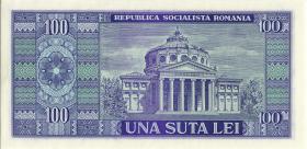 Rumänien / Romania P.097 100 Lei 1966 (1) 
