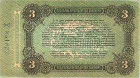 Russland / Russia P.S0334 3 Rubel 1917 (1/1-) 