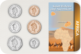 Kursmünzensatz St. Helena / Coin Set Saint Helena 
