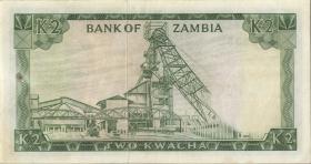 Sambia / Zambia P.20 2 Kwacha (1974) (3+) 