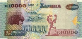 Sambia / Zambia P.42b 10.000 Kwacha 2001 (1) 
