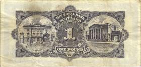 Schottland / Scotland P.325b 1 Pound 1966 (3) 