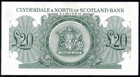 Schottland / Scotland P.193b 20 Pounds 1960 (3+) 