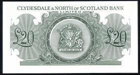 Schottland / Scotland P.193b 20 Pounds 1961 (1) 